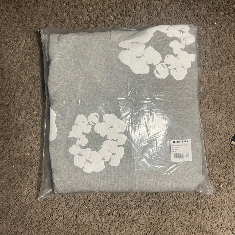 Denim Tears Gray Hoodie XL